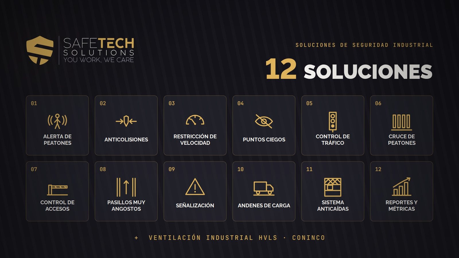 Las 12 soluciones de seguridad de Safetech